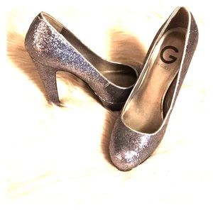 G by Guess Verna Glitter Platform Pump